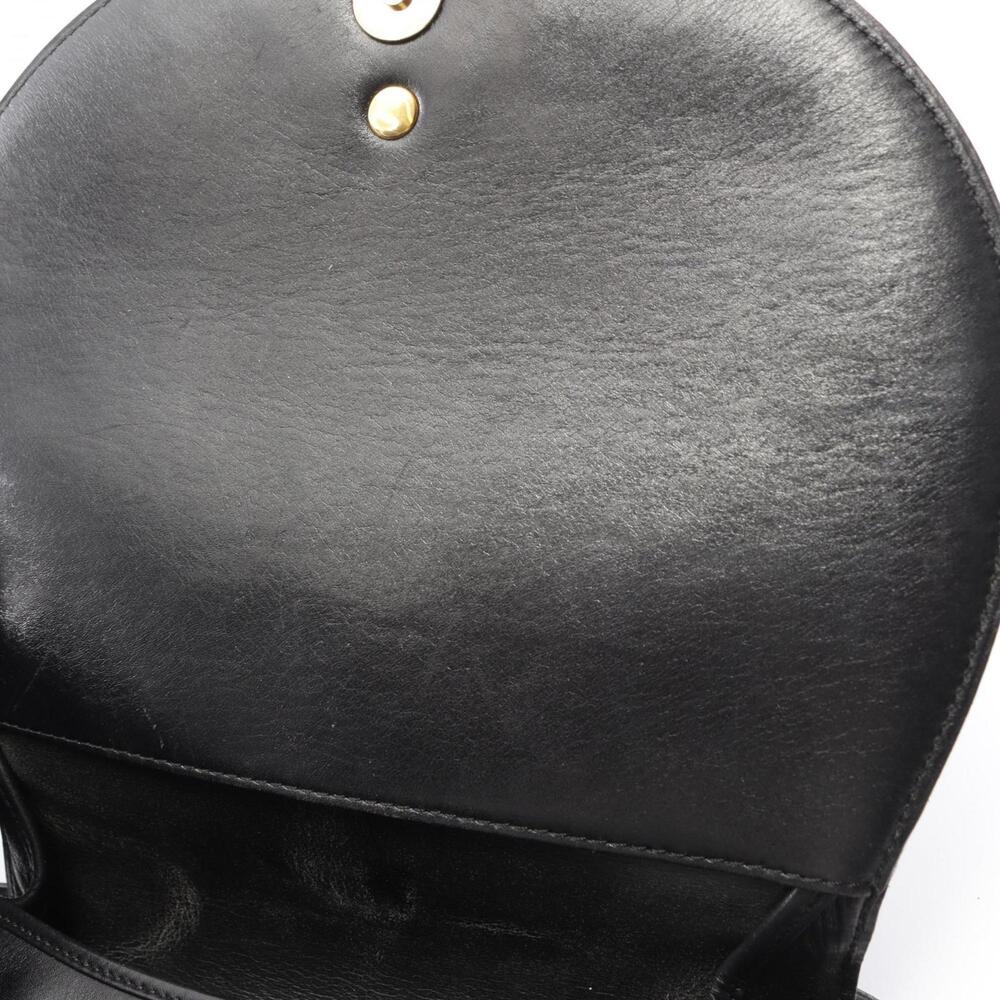 CHRISTIAN DIOR Black Leather Shoulder Bag - Picture 8 of 13